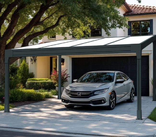 Carport et pergola Mitjavila en Suisse